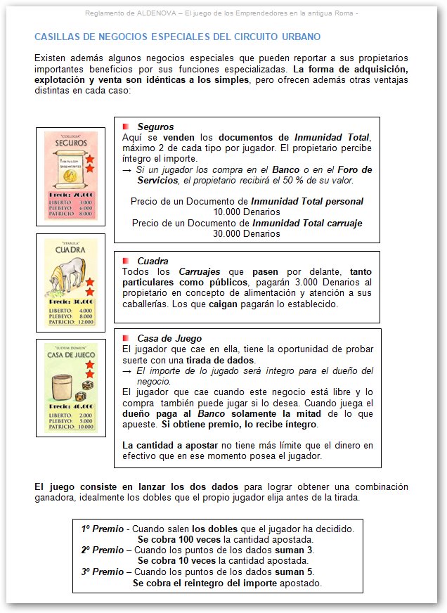 Casillas especiales Casillas especiales